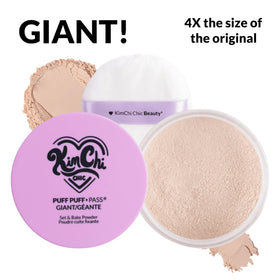 KimChiChic translucent loose powder 80g ideal for a long-lasting matte look.