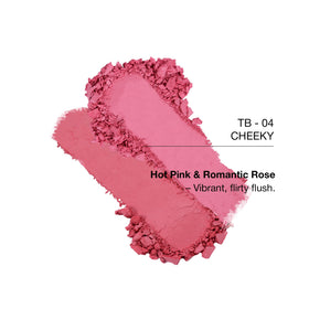 Two-tone pink blush blends seamlessly for a soft romantic flush with KimChiChic.