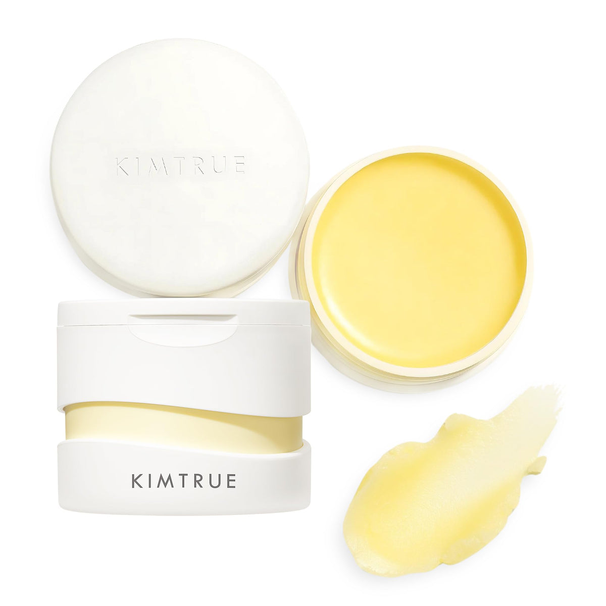 Kimtrue 3rd generation cleansing balm bottle for quick makeup removal.