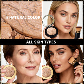 KIMUSE brush-on application for targeted glow and contour