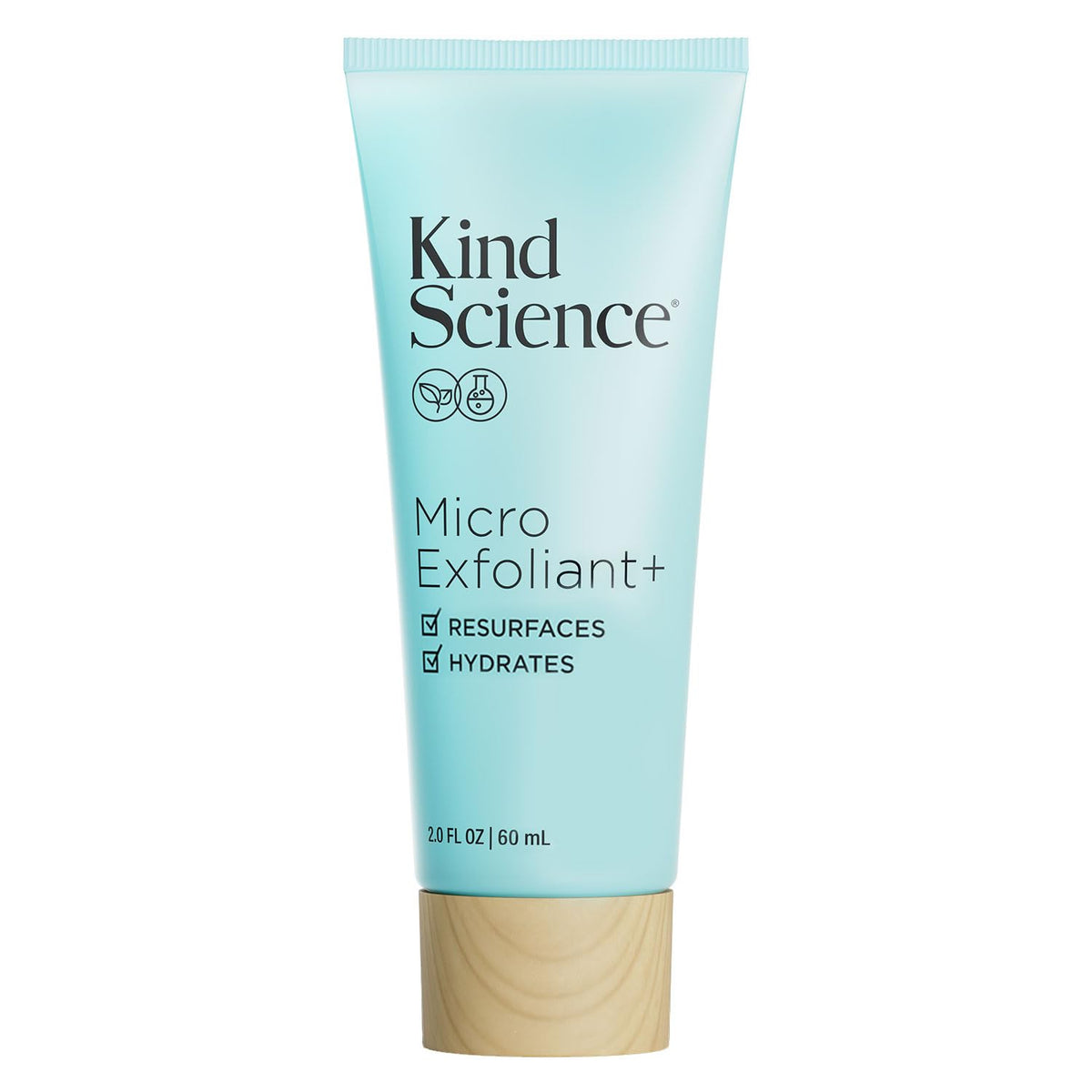 Kind Science Micro Exfoliant Face Scrub bottle for gentle exfoliation and polishing