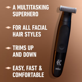 Premium metal blades from King C. Gillette for close, durable shaves