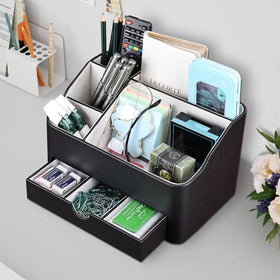 KINGFOM makeup drawer organizer — clear division for easy access to products.