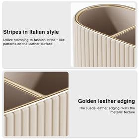 KINGFOM versatile storage for makeup, skincare tools, or desk accessories.