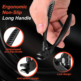 Kingfun pro-grade steel file for smooth nail finishing