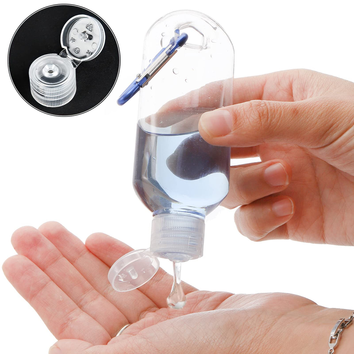 Kingrol leak-proof tight-thread cap demonstrates spill-free usage.