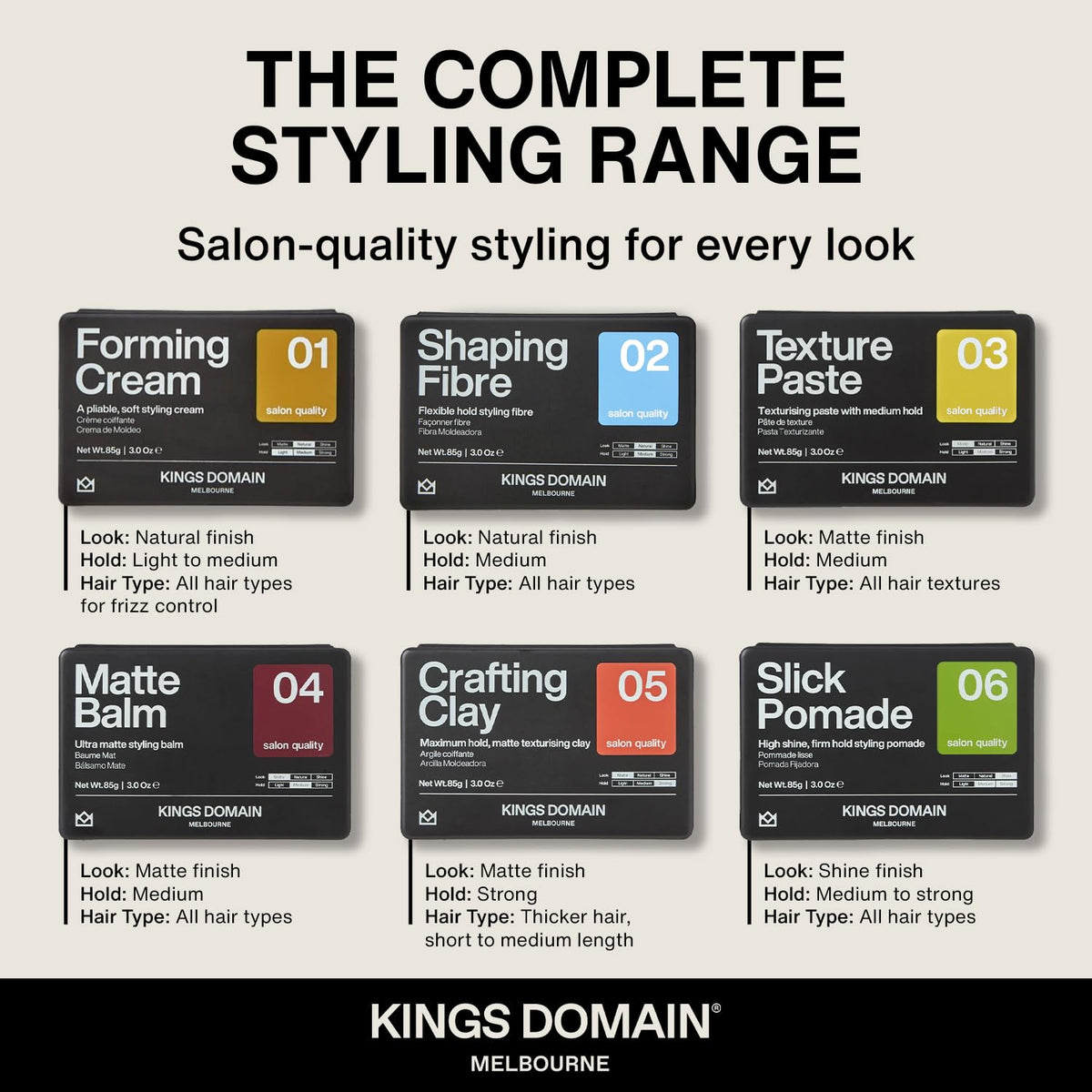 Kings Domain Melbourne Shaping Fibre model with natural movement showcases versatile styling