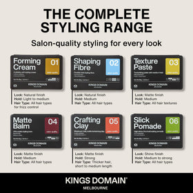 Kings Domain Melbourne Shaping Fibre model with natural movement showcases versatile styling