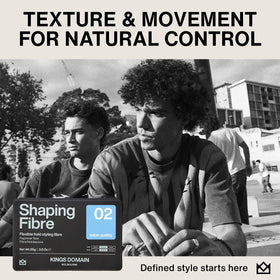 Kings Domain Melbourne Shaping Fibre packaging front view highlights premium Australian-made formulation