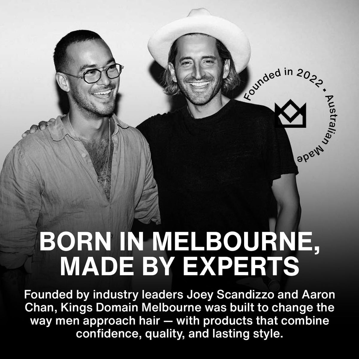 Kings Domain Melbourne Shaping Fibre professional application scene emphasizes salon-grade quality