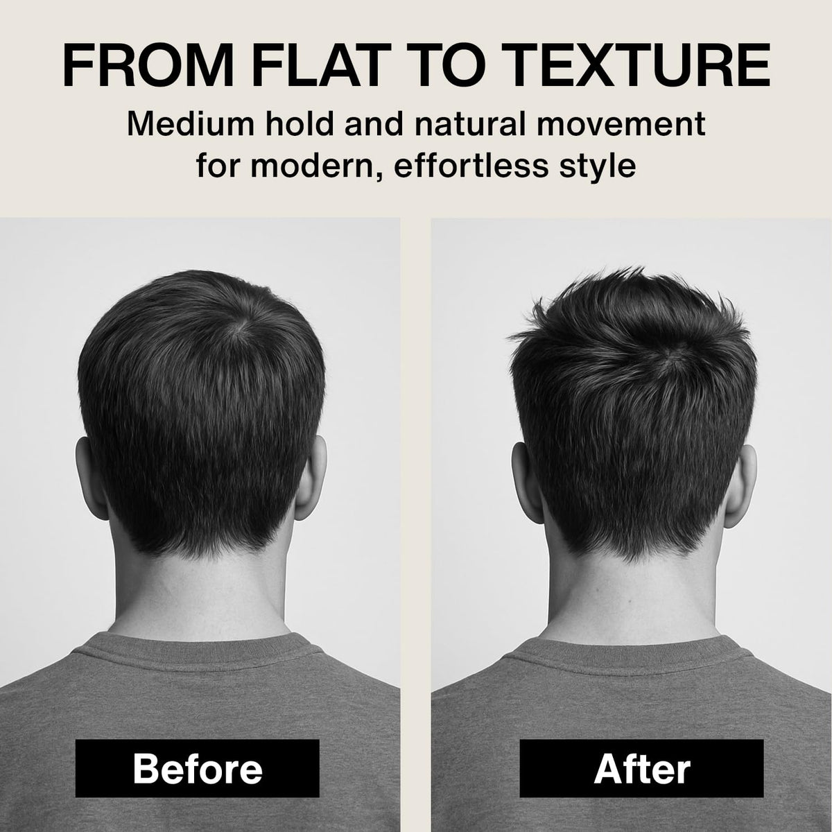 Kings Domain Melbourne Shaping Fibre texture formation on hair showing natural movement