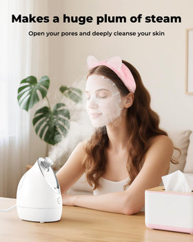 Kingsmile 3-in-1 facial steamer for spa-like skincare, humidification, and diffusion.