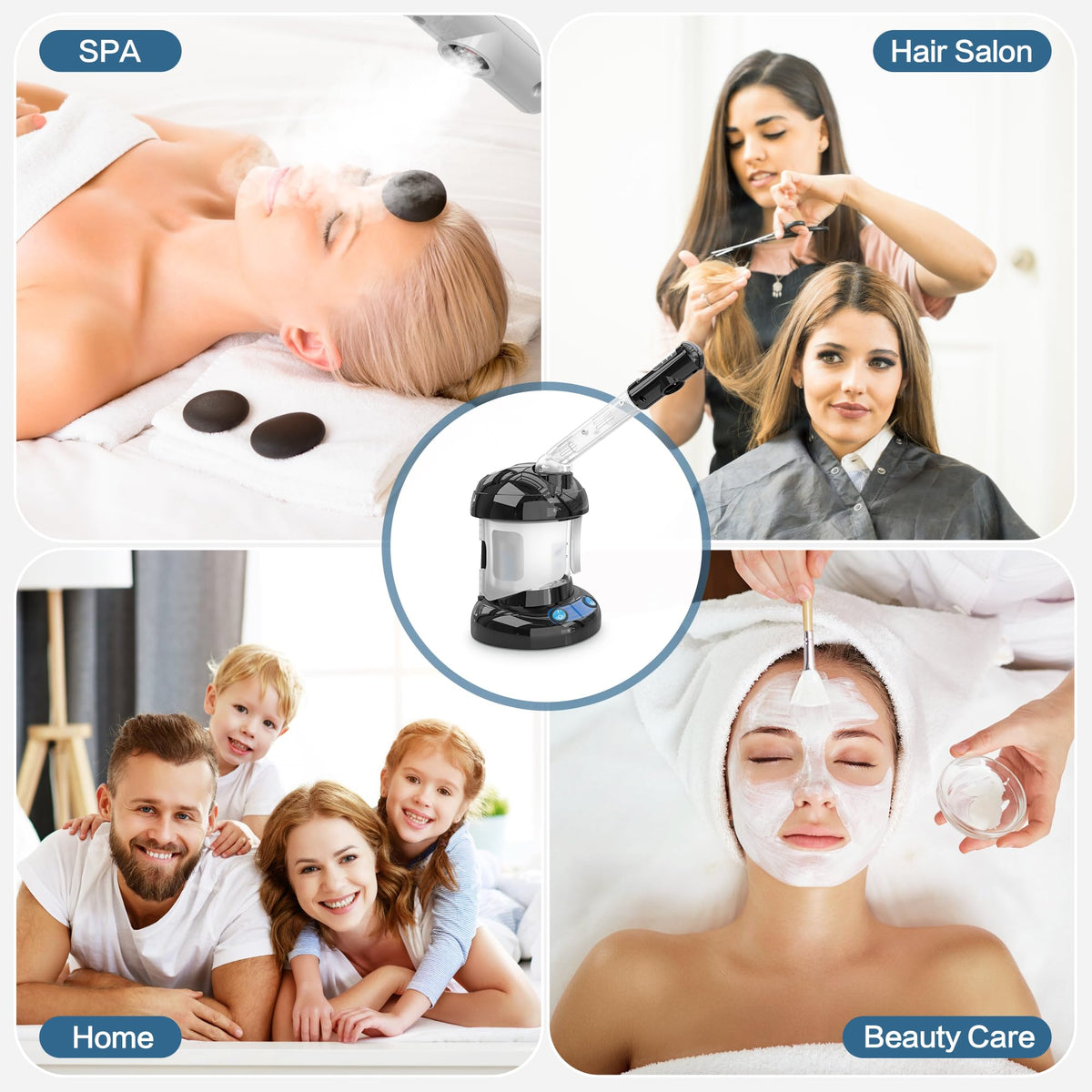 Kingsteam facial steamer portable design supports professional or home care anywhere