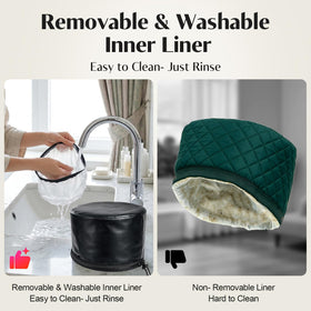 Kingsteam cap detachable liner allows thorough cleaning after use.