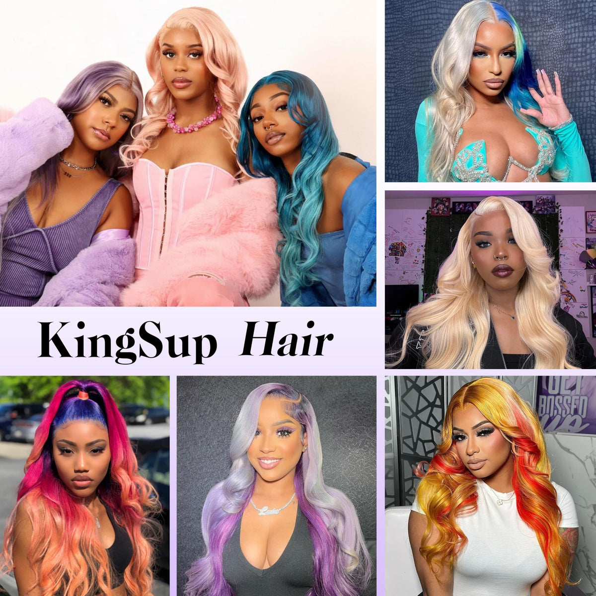 KingSup 613 HD lace front wig breathable, durable lace for daily use.
