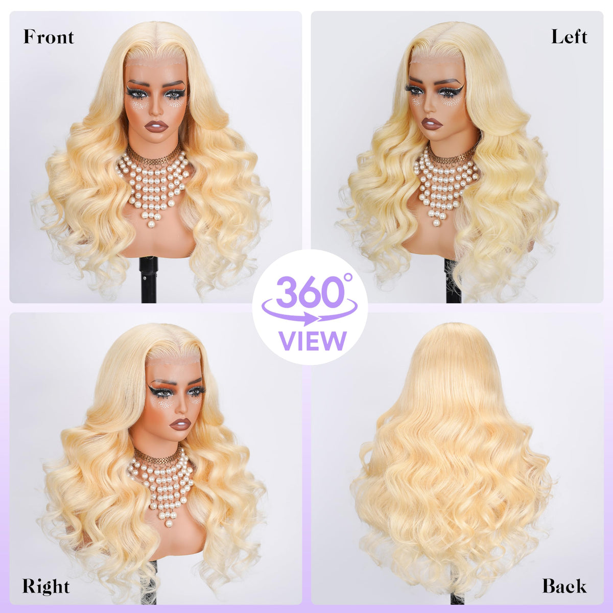 KingSup 613 lace-front wig true-to-length fit for comfortable wear.