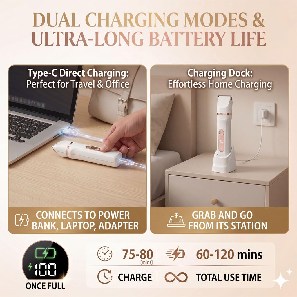 KINGTEE charging dock keeps device ready and organized