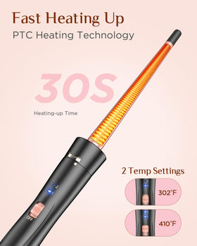 Kinked dual voltage design for worldwide styling convenience.