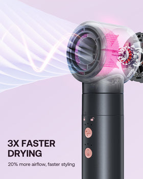 Kinked auto wrap curlers demonstrate effortless curling with smooth, symmetrical results