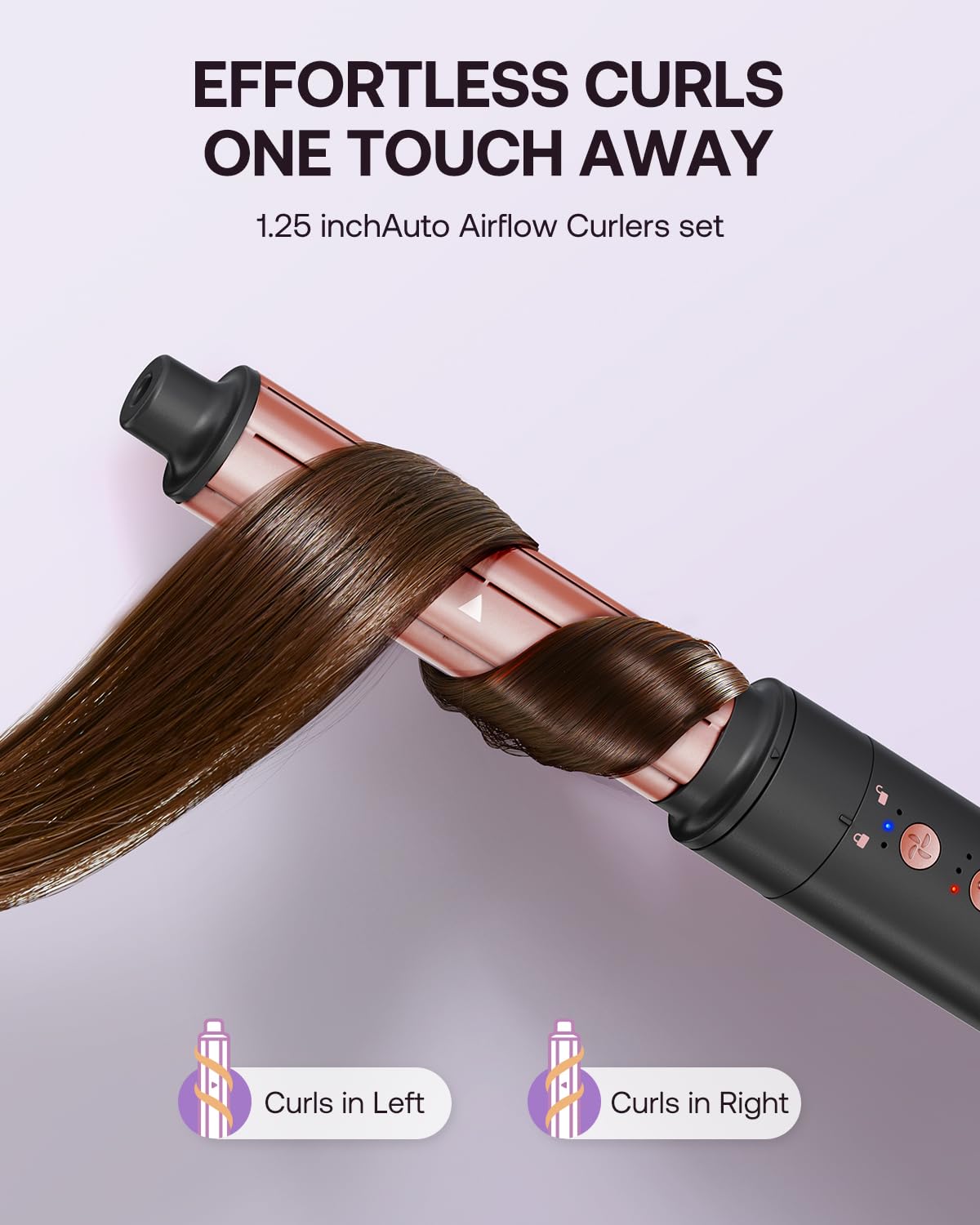 Kinked high-speed motor delivers strong airflow for fast drying and styling