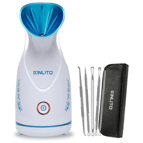 KINLITO facial steamer with nano ionic mist for deeper pore cleansing
