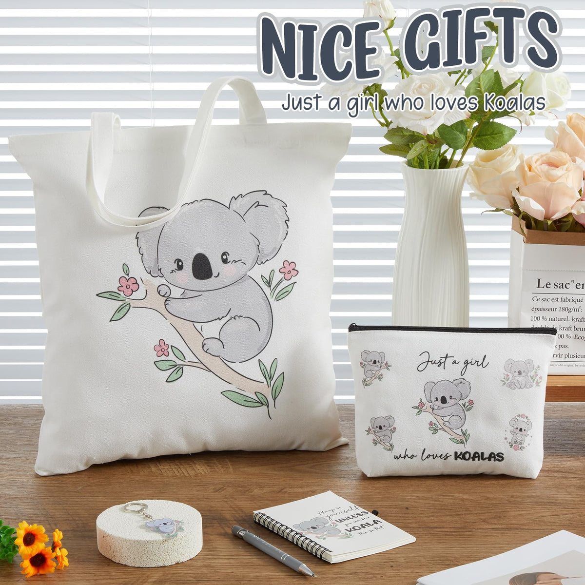 Kinlop canvas cosmetic bag interior shows compact organization