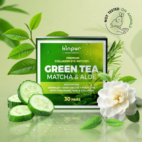 Kinpur Organic Under Eye Patches hyaluronic acid hydrates and smooths the under-eye area.