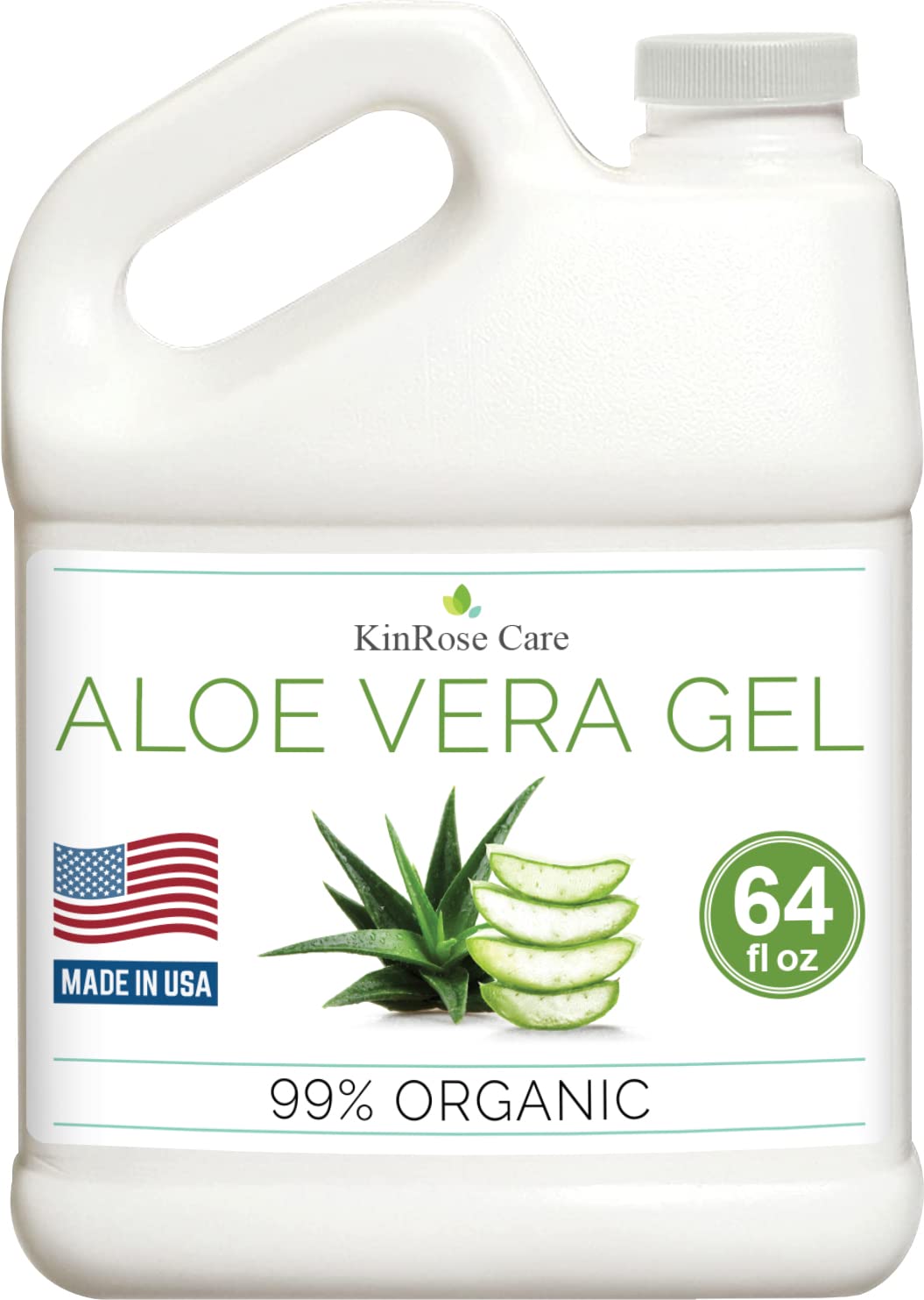 KinRose Care Aloe Vera Gel for face application provides lightweight moisture.