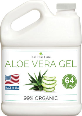 KinRose Care Aloe Vera Gel for face application provides lightweight moisture.