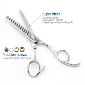 KINSARO convex-edge blades deliver smooth cuts.