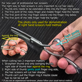 Professional-grade thinning shears with strong balance and long life.
