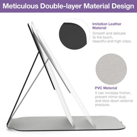 Kintion vanity mirror rotates 360 for flexible positioning during routines