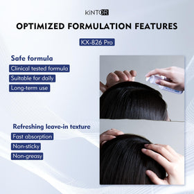 KINTOR KX-826 Pro dense hair visual for improved appearance.