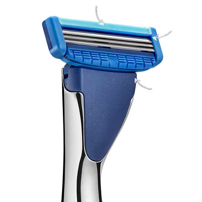 Kirkland Signature refill with swivel head contours to your face.