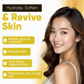 Kisii Jamaican Black Castor Oil on skin for hydrating care