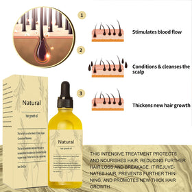 Kisinly Rosemary Oil drops massaging into the scalp