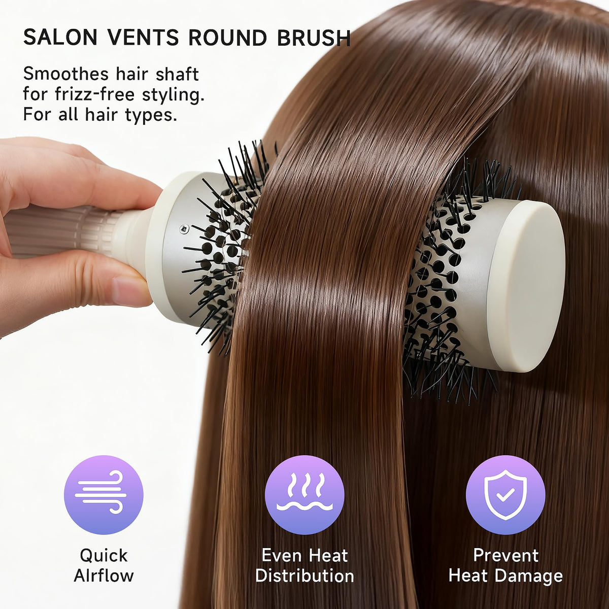 KISMETICS professional salon-grade brush for reliable styling at home.
