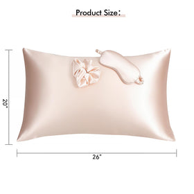 KISMETICS vegan silk eye mask close-up highlighting light-blocking comfort