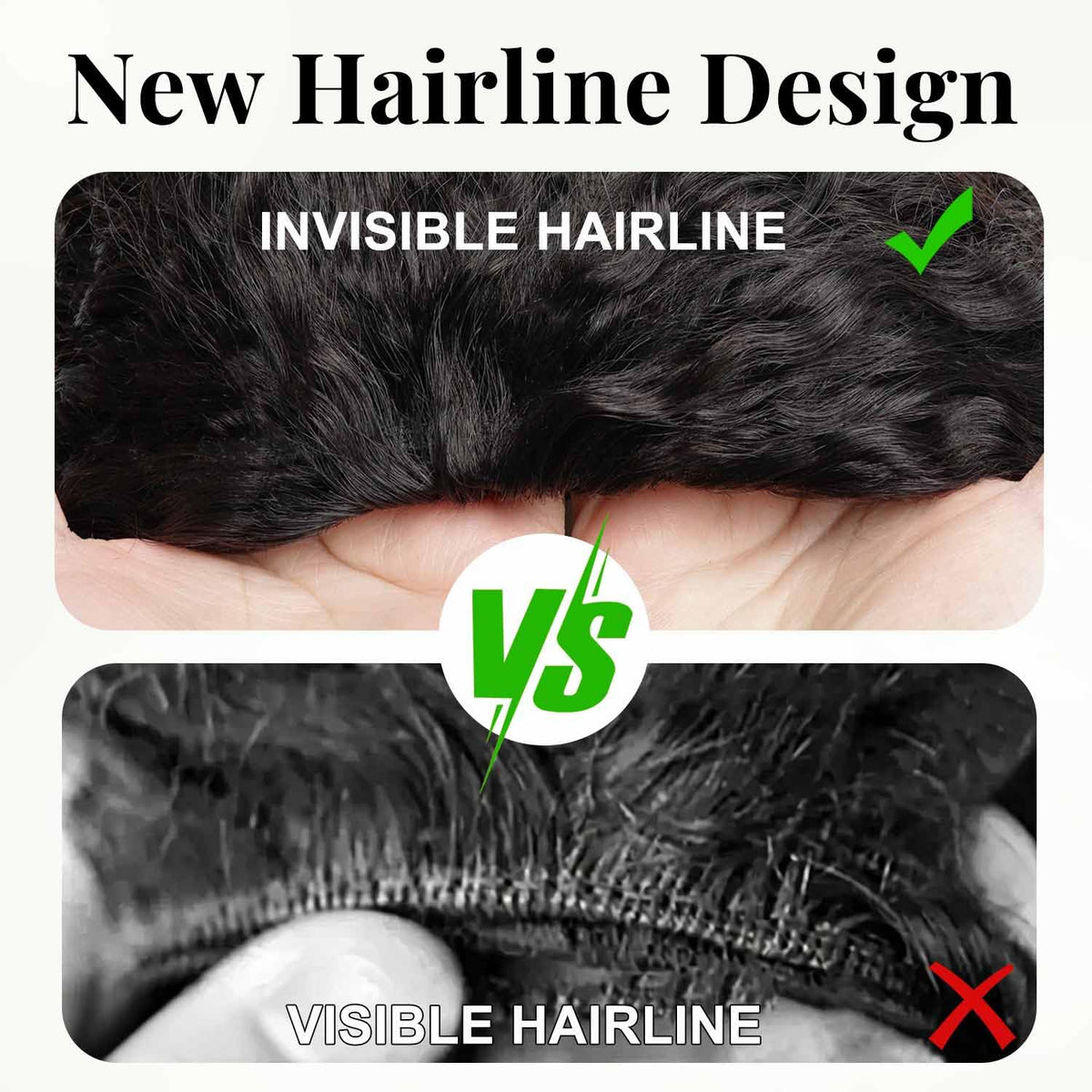 KISS HAIR kinky curly half wig has a soft bounce and rich texture