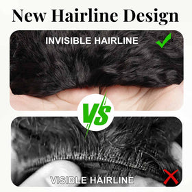 KISS HAIR kinky curly half wig has a soft bounce and rich texture