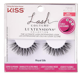 KISS Lash Couture Luxtensions Royal Silk lightweight band for all-day wear