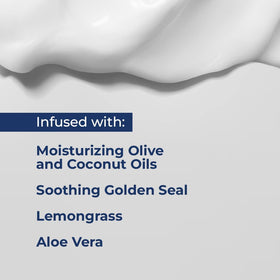 Kiss My Face Moisture Shave fragrance-free peppermint cooling provides refreshing shave sensation.