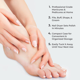 KISS Professional pointed detail file for fine sculpting and cleanup