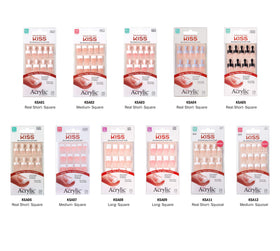 KISS Salon Acrylic French application steps thumbnail showing simple at-home use.