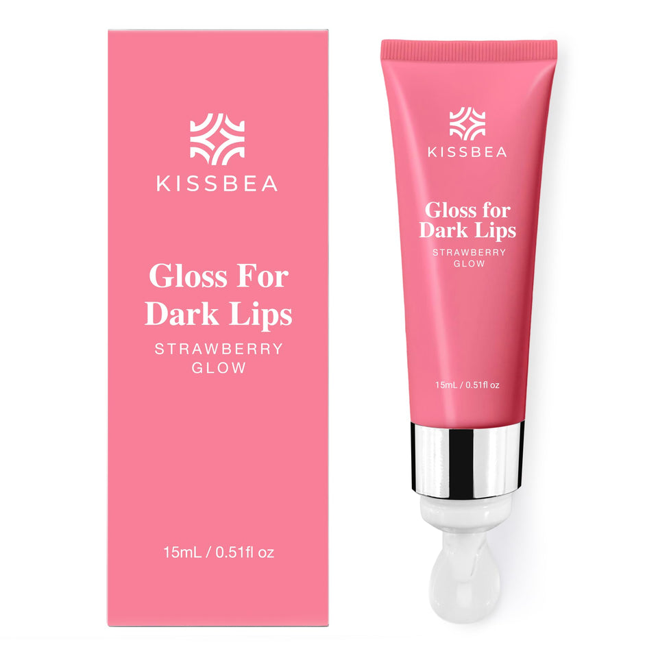 KissBea Lip Lightening bottle promotes a more even lip tone.