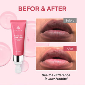 KissBea Strawberry-scent gloss close-up with refreshing aroma.