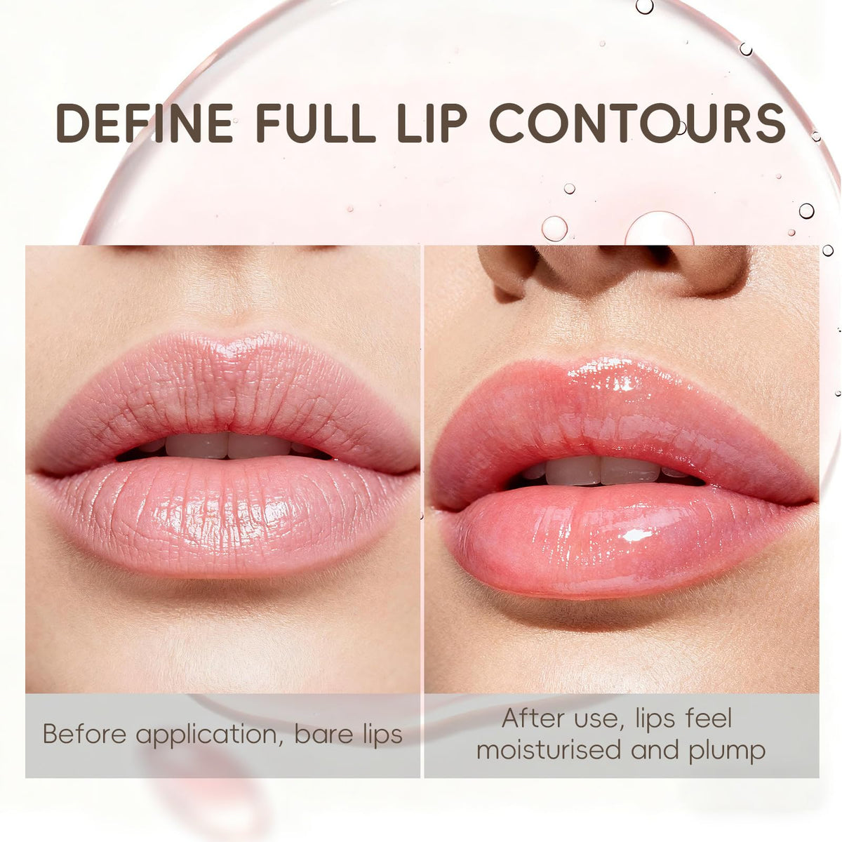 KISSIO lip plump action with ginger for instant fullness.