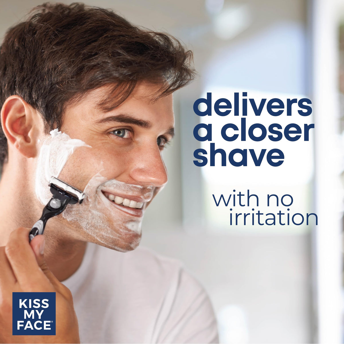 Kiss My Face Moisture Shave vegan cruelty-free label and benefits.