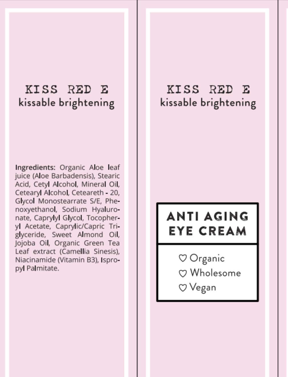 KissRedE dermatologist-tested seal suggests skin-friendly formulation.