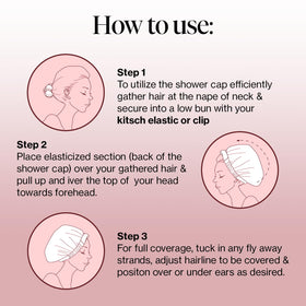 Kitsch suitable for all hair types, from straight to curly.